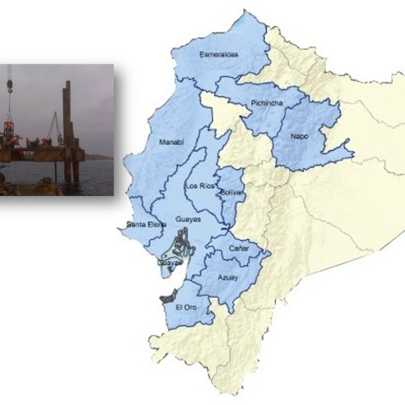 Perforaciones Muelle Monteverde Santa Elena 